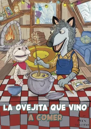 Cartel de La ovejita que vino a comer