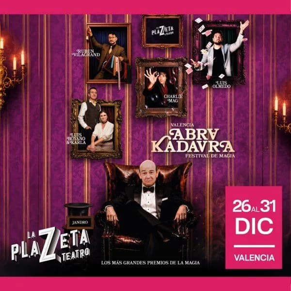 Cartel de Festival de Magia "ABRA KADAVRA"