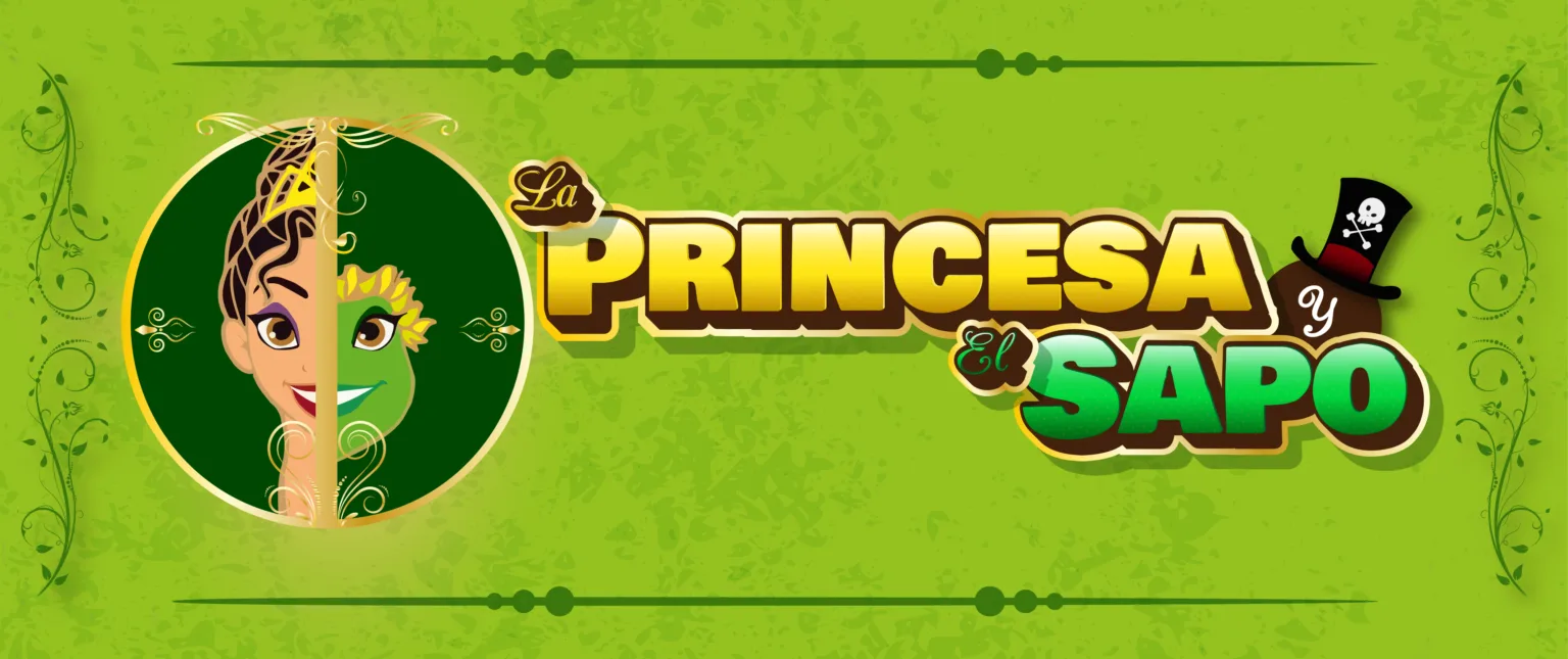 Cartel de La Princesa Tiara y el Sapo
