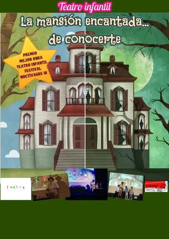 Cartel de La mansión encantada…de conocerte