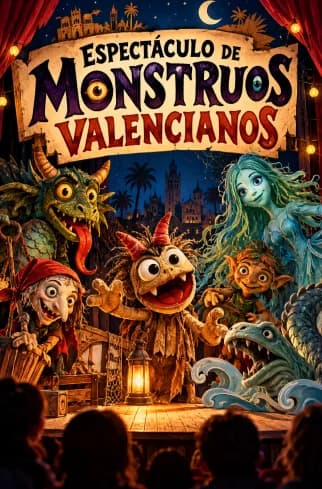Cartel de ESPECTÁCULO DE LOS MONSTRUOS VALENCIANOS