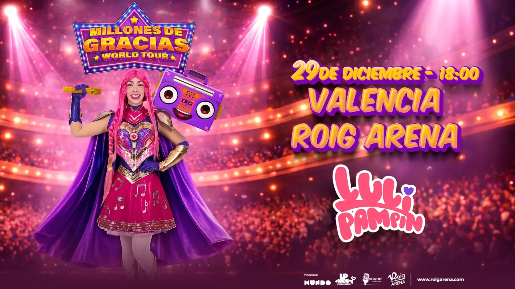 Cartel de Luli Pampín en Valencia