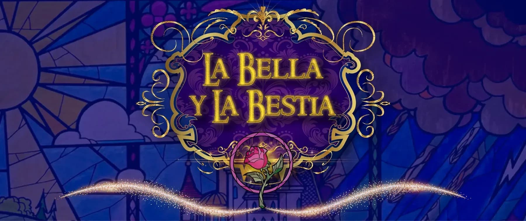 Cartel de La Bella y la Bestia